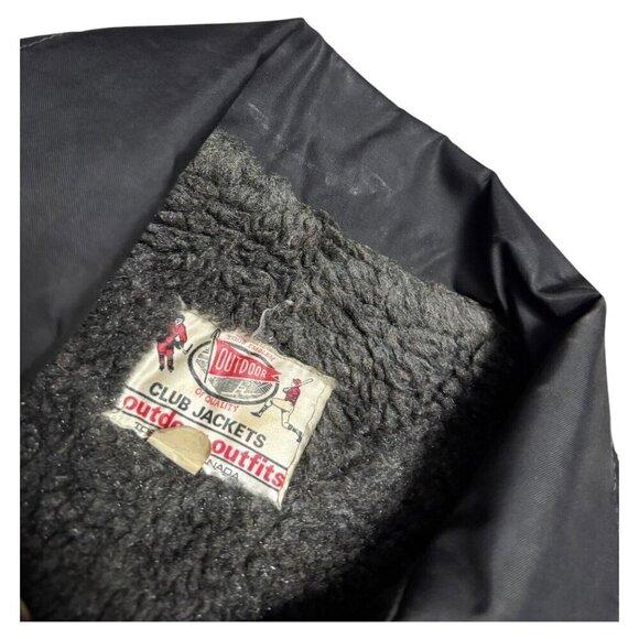 Vintage Black and Yellow Union winter coat - Picture 4 of 6